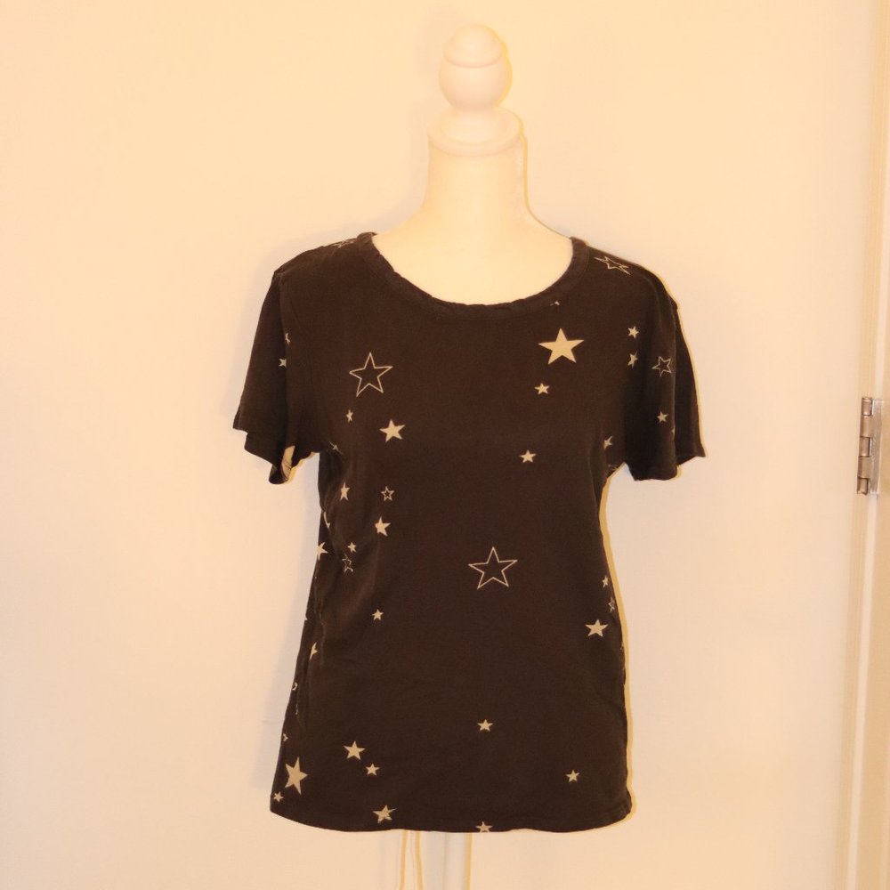 Chaser Brown Stars T-Shirt Size Small